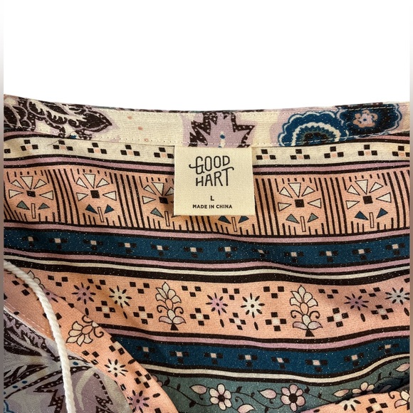 NWOT Good Hart (Matilda Jane) Floral Blouse ~ Size Large - Picture 5 of 8